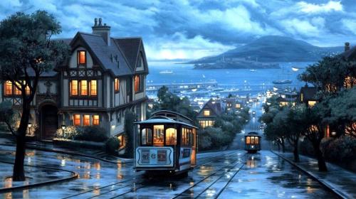 !  Rainy Streets of San Francisco