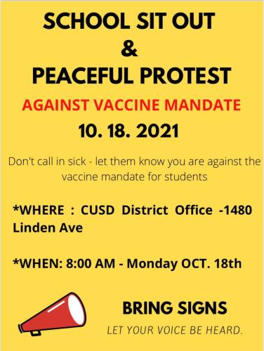 Carpenteria, CA - Oct 18 - Protest at District Office