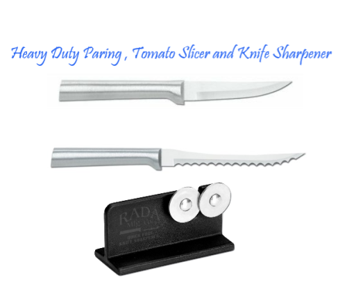 Knife Sharpener , Heavy Duty Paring and  Tomato Slicer