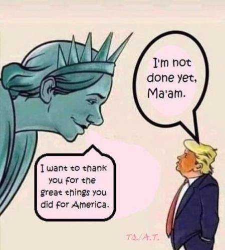Lady Liberty & Pres. Trump