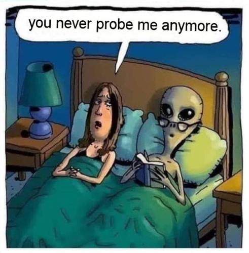 you never probe me anymore
