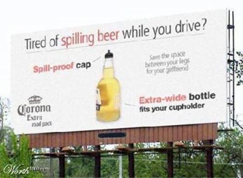 SPILLING BEER