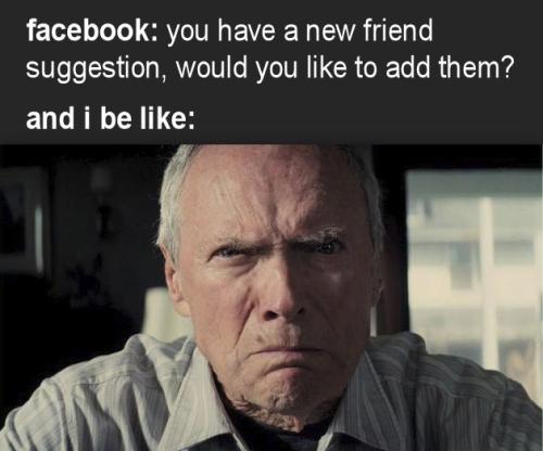 you have a new friend suggestion