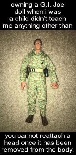 owning a g i joe