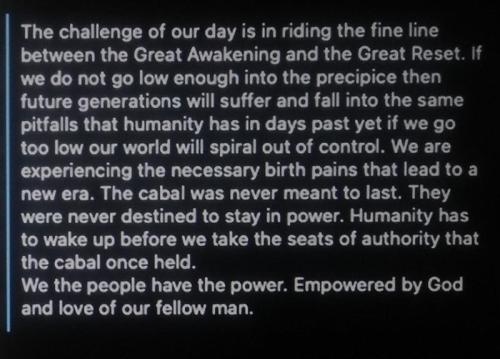 THE CHALLENGE OF THE DAY