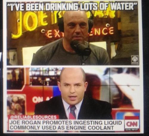 joe rogan drinking water