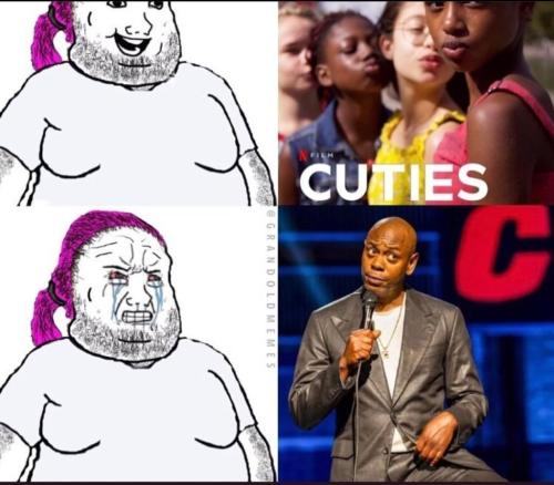 netflix pedodems cuties vs chapelle lgbtxyz leftist hate tolerance