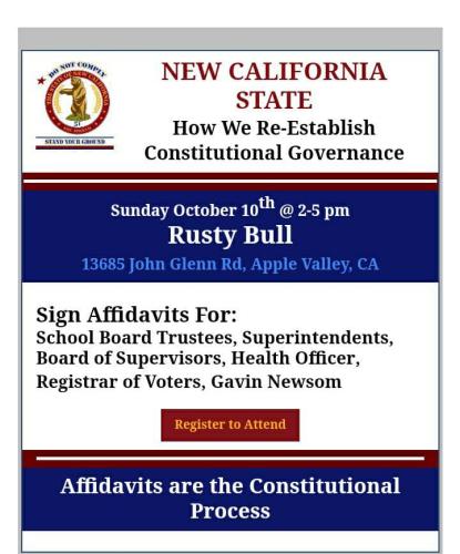 Apple Valley, CA - Oct 10