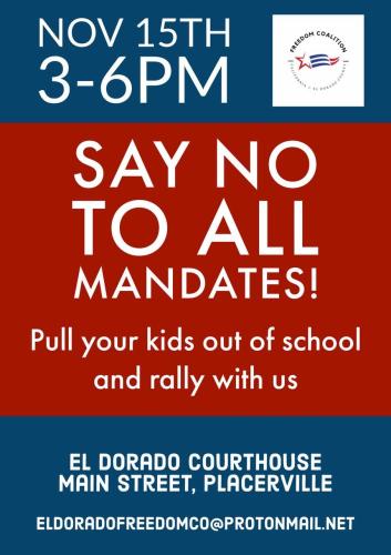 Placerville, CA - Nov 15