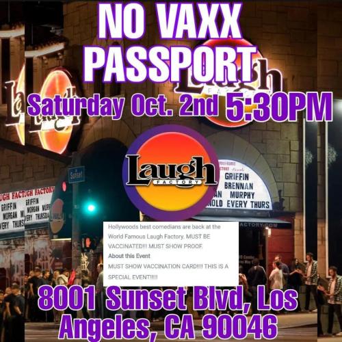 Laugh Factory Comedu Club, Los Angeles, CA - Oct 2