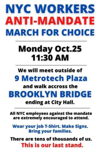 New York, New York - Oct 25 - Rally