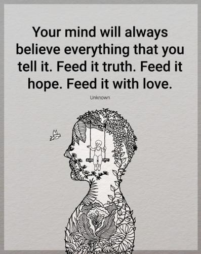 Fill your mind with truth