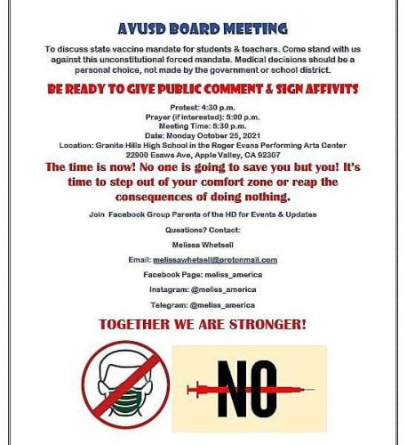 Apple Valley, CA - Oct 25