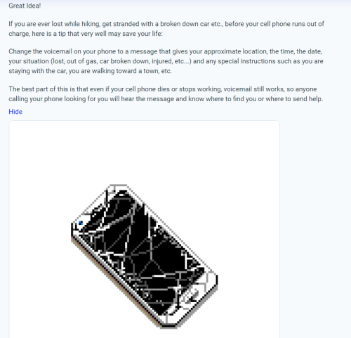 Voicemail emergency tip