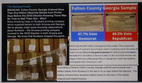 BAR CODE ON SOME BALLETS