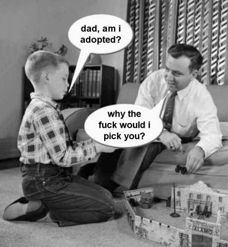 dad am i adopted