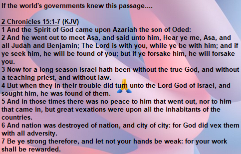 If the world's governments knew this passage