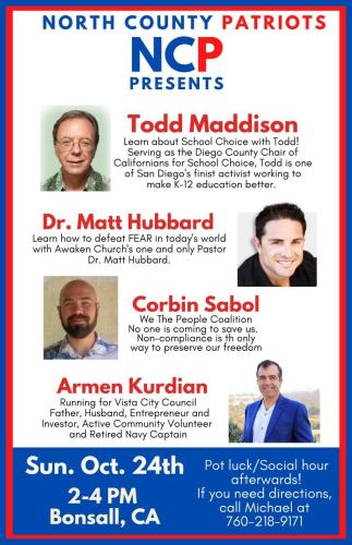 Bonsall, CA - Oct 24