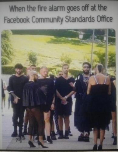 fire alarm at facebook