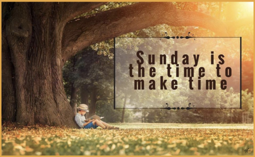 SundayIsTheTimeToMakeTime