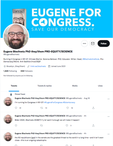 @EugeneBischvetz PhD they them science pro equity for congress Screen Shot 2021-10-28 at 1.38.49 PM