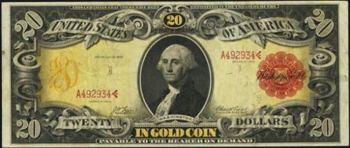 1905 20.00 DOLAR BILL