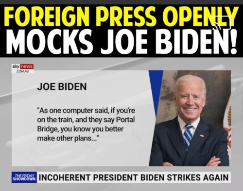 Foreign Press Openly Mocks Joe Biden