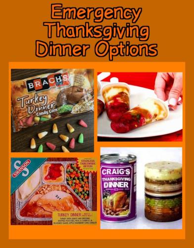 Comedy - Emergency Thanksgiving Dinner Options