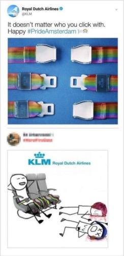 royal_dutch_airlines_it_doesnt_matter_who_you_click_with_happy_pride_amsterdam_seatbelts_in_improper_configurations_reply_with_straight_person_safe_while_gays_have_their_heads_splattered_because_their_seatbelts_were_wrong