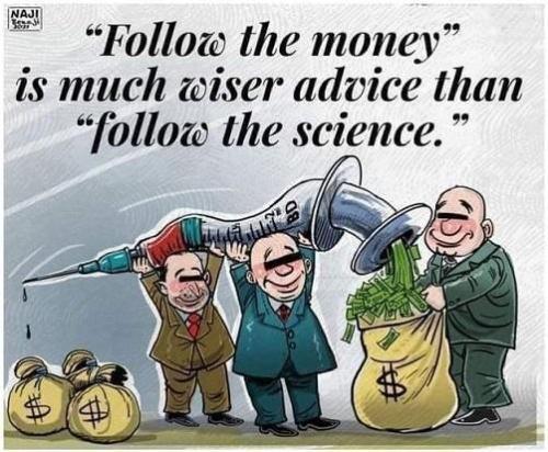 follow the money not science