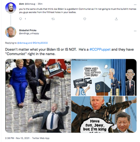 @domaug dom biden communist bullshit memes secrete