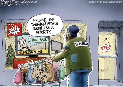 Caravan people vs veterans