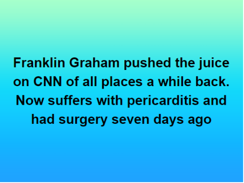 Franklin Graham jab