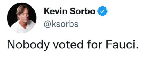 nobody voted for fauci