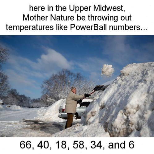 here in the Upper Midwest