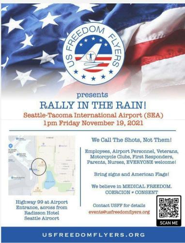 Seattle, Washington - Nov 19 - Rally in The Rain