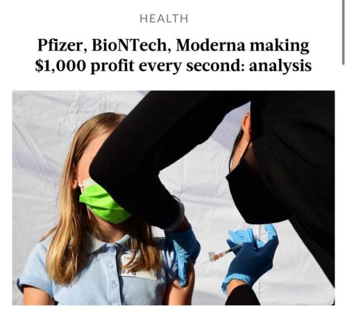 Pfizer Moderna profits