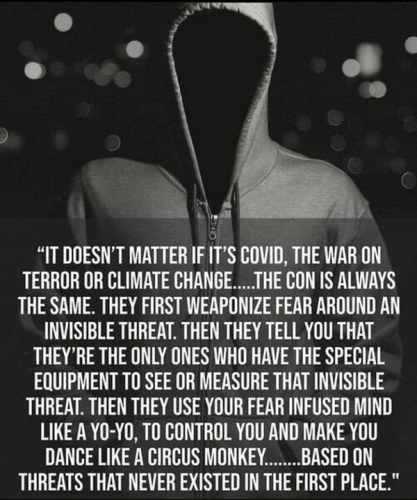 Fear based control