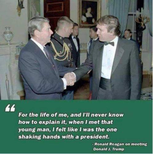Reagan Meets Trump
