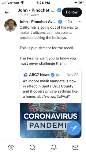 Plandemic punishment in CA