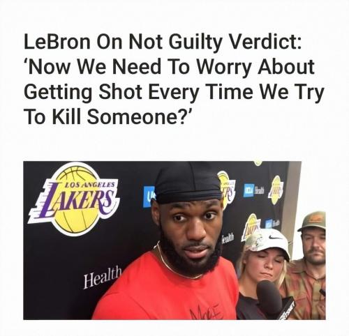 LeBron on shot