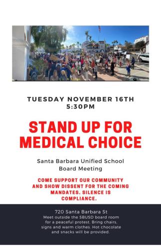Santa Barbara, Nov 16 - School Board Meeting
