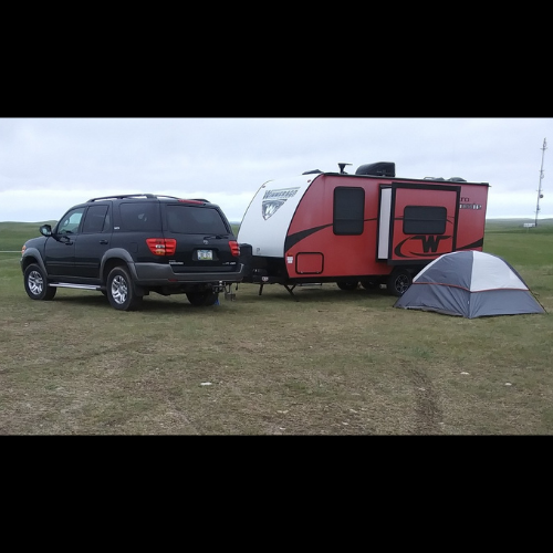 Boondocking at nomad set up