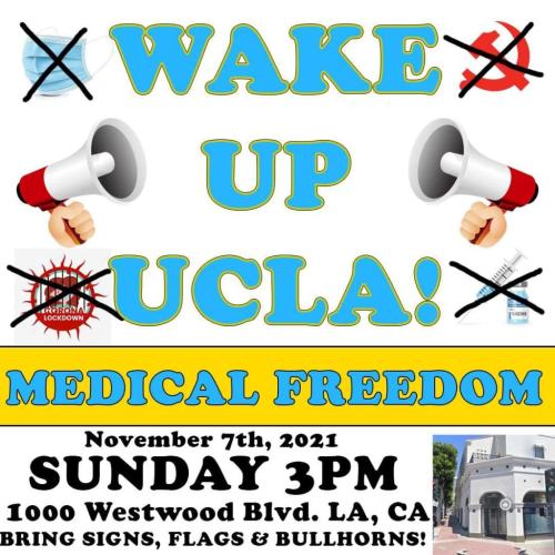 Los Angeles, CA - UCLA - Nov 7 - Rally
