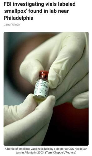 So now they're putting smallfox as virus?? WTF