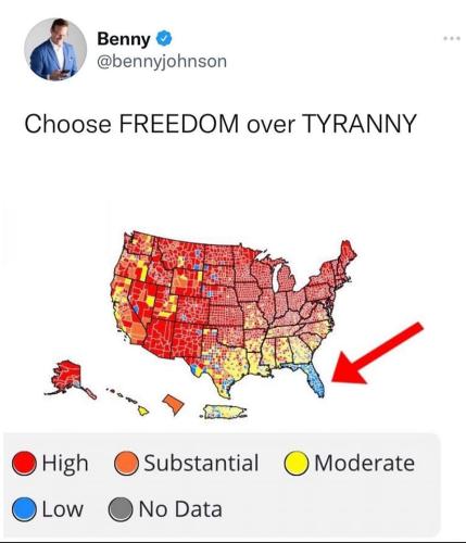 choose freedom over tyranny florida di santis