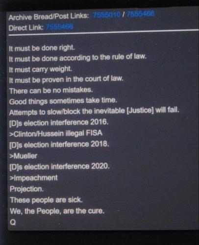 IT MUST BE DONE BY THE RULE OF LAW