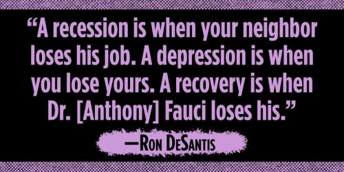 DESANTIS STATEMENT ON FAUCI