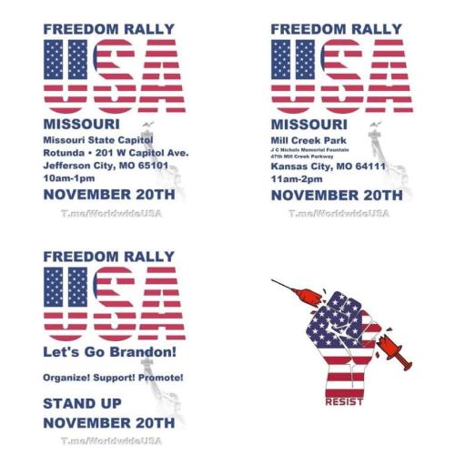 Missouri, Nov 20 - Freedom Rally Locations