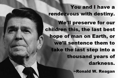 Reagan rendezvous w'destiny